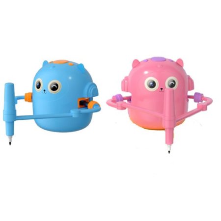 (image for) Drawing Robot For Kids With 100 Cards Interactive Educational Painting Robot Toy With 12 Color Pens For Girls And Boys Ages 3 years and up
