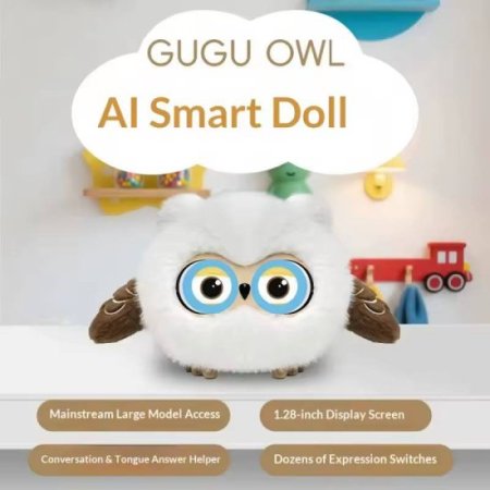 (image for) Ai Plush Toy For Kids With ChatGPT GUGU OWL Ai In Toys For Girls And Boys