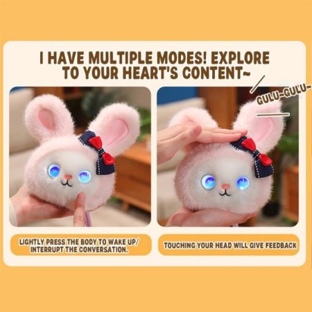 (image for) Ai Toys For Kids With ChatGPT Ai Stuffed Animals Buddy Multilingual AI Companion Ai Plush Toy Emotional Feedback For Girls And Boys