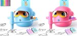 (image for) Drawing Robot for Kids Robot Images For Drawing With 100 Cards Painting Robot With 12 Colorful Pens Gift For Boys And Girls 3 years and up