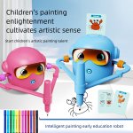 Drawing Robot for Kids Robot Images For Drawing With 100 Cards Painting Robot With 12 Colorful Pens Gift For Boys And Girls 3 years and up