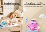 (image for) Drawing Robot For Early Learning Robot Drawing For Kids With 100 Cards Painting Robot With 12 Colorful Pens Gift For Boys And Girls 3 years and up