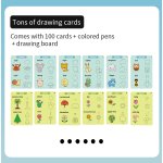(image for) Drawing Robot For Early Learning Robot Drawing For Kids With 100 Cards Painting Robot With 12 Colorful Pens Gift For Boys And Girls 3 years and up