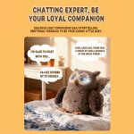 (image for) Ai Smart Owl Interactive Plush Toy GPT-Powered Emotional Companion With Tactile Ai Toys Sensing Glowing Eyes Multilingual Chat App Controlled Ai Stuffed Animal For Kids