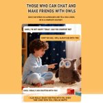 (image for) Ai Smart Owl Interactive Plush Toy GPT-Powered Emotional Companion With Tactile Ai Toys Sensing Glowing Eyes Multilingual Chat App Controlled Ai Stuffed Animal For Kids