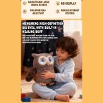 (image for) Ai Smart Owl Interactive Plush Toy GPT-Powered Emotional Companion With Tactile Ai Toys Sensing Glowing Eyes Multilingual Chat App Controlled Ai Stuffed Animal For Kids