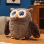 (image for) Ai Smart Owl Interactive Plush Toy GPT-Powered Emotional Companion With Tactile Ai Toys Sensing Glowing Eyes Multilingual Chat App Controlled Ai Stuffed Animal For Kids