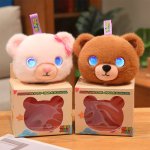(image for) AI Smart Stuffed Animal Bear With Emotional Feedback Ai In Toys Multilingual Emotional AI Companion Plush Toy Ai Kids Toys Interactive Learning Electronic Pets For Kids 3+